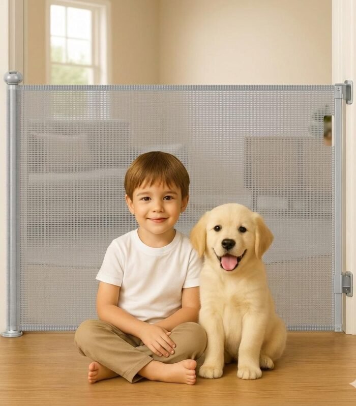 Arshnayas Retractable Safety Gate ( Gray )