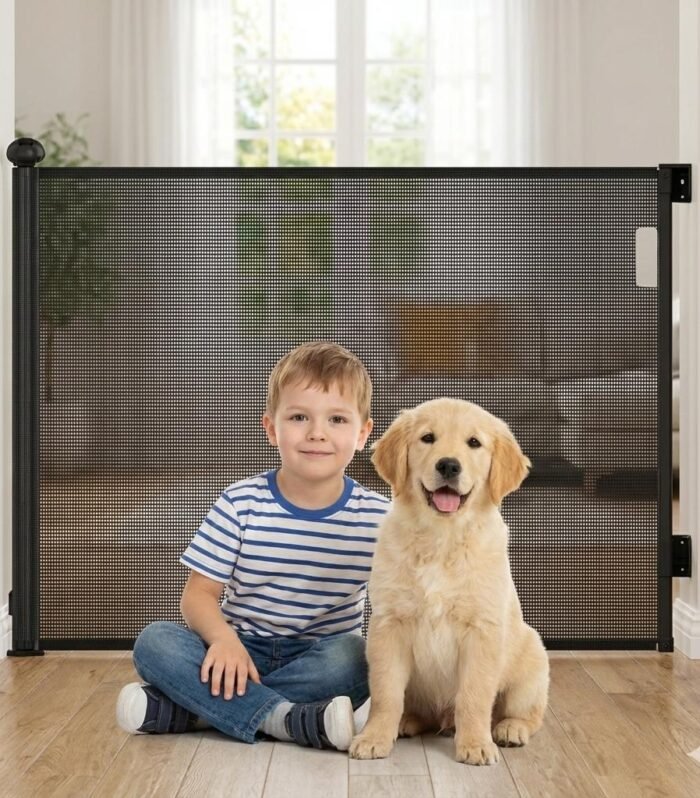 Arshnayas Retractable Safety Gate ( Black)